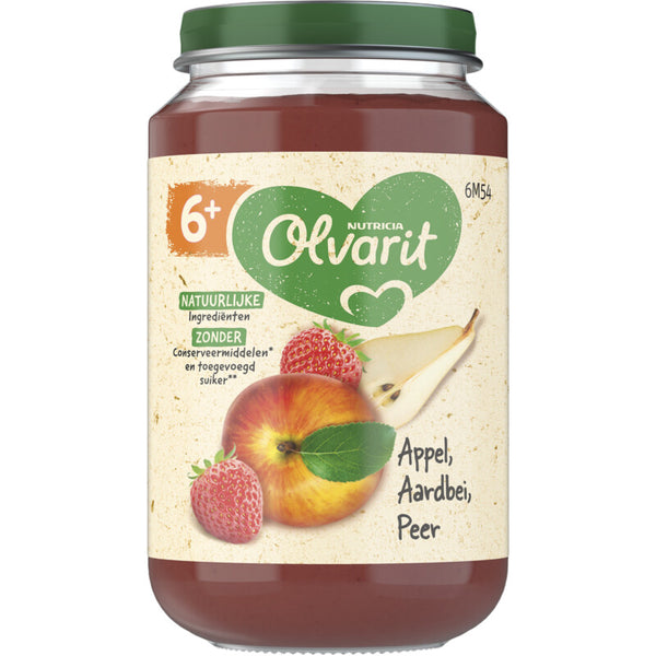 Olvarit Appel aardbei peer 6m+