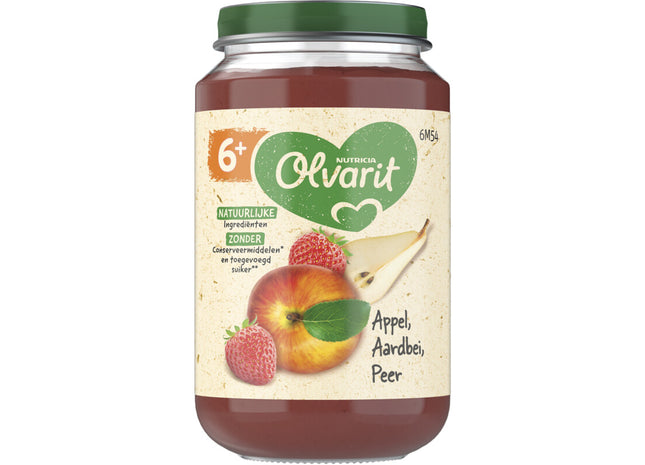 Olvarit Appel aardbei peer 6m+