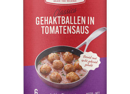 Coertjens Gehaktballen in tomatensaus