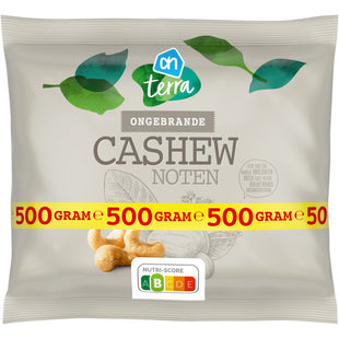 Ongebrande cashewnoten