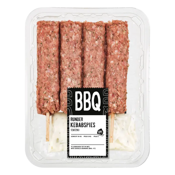 BBQ beef kebab skewer