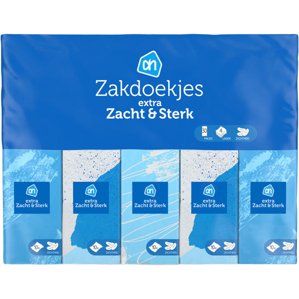 Zakdoekjes zacht en sterk