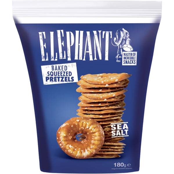 Elephant Pretzels zeezout