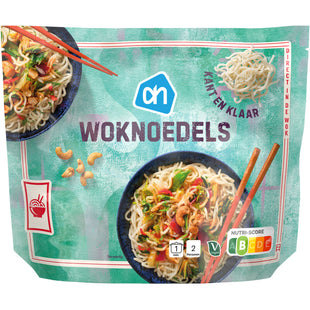 Wok-Nudeln fertig zubereitet
