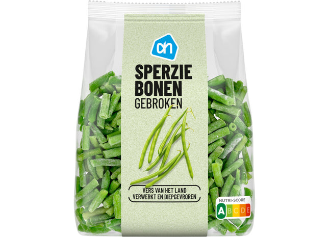 Sperziebonen gebroken