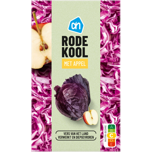 Red cabbage with apple