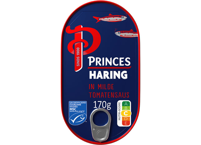 Prinzenhering in milder Tomatensauce