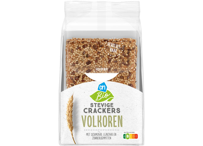 Biologisch Stevige crackers volkoren