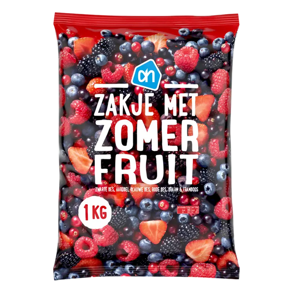 Zakje met zomerfruit