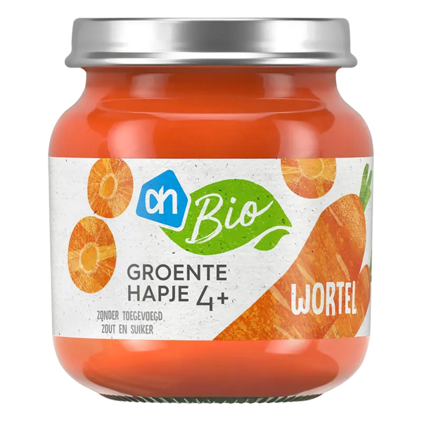 Biologisch Groentehapje wortel 4+