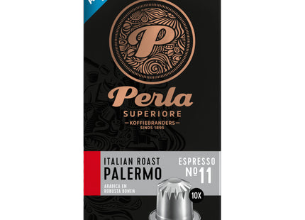 Perla Superiore Italian roast palermo espresso capsules
