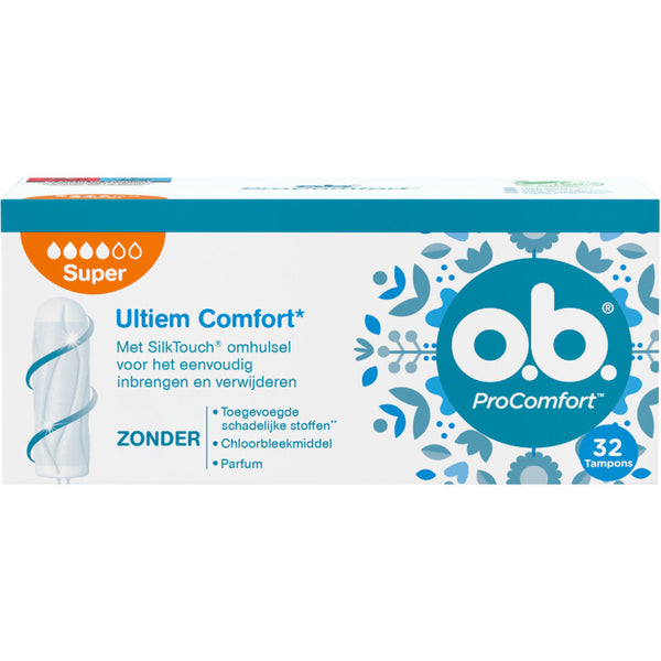 o.b. ProComfort tampons super
