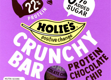 Holie's Crunchy bar protein chocolate chip