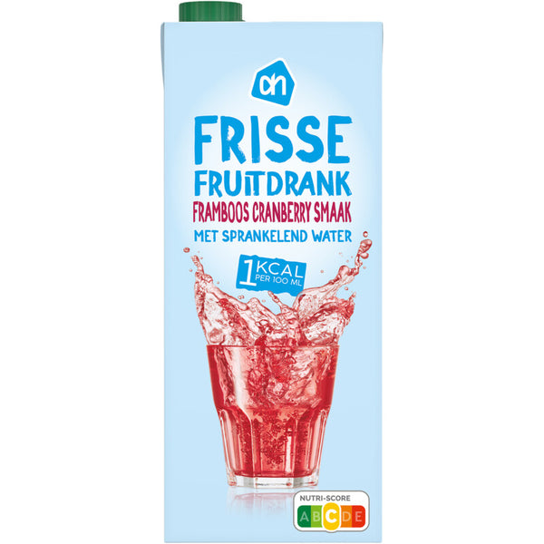 Frisse fruitdrank framboos 1kcal