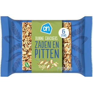 Dunne crackers zaden en pitten