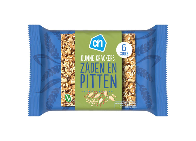 Dunne crackers zaden en pitten