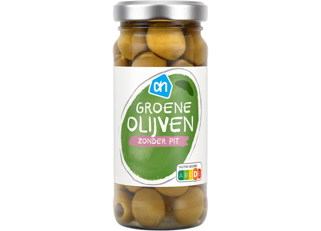 Groene olijven zonder pit