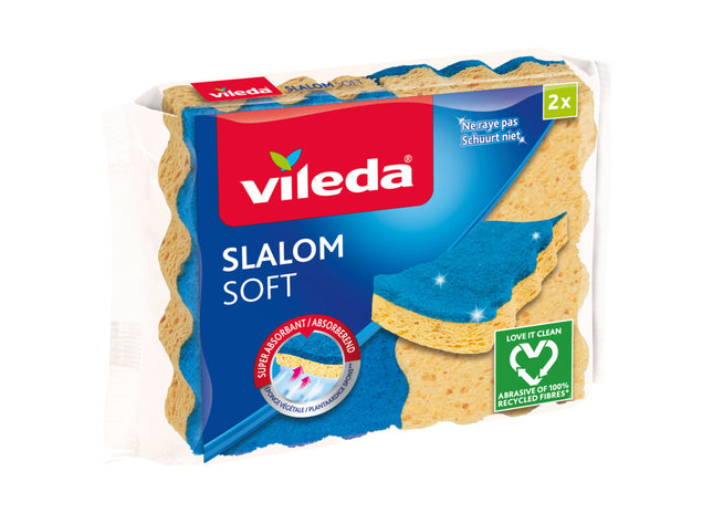 Vileda Scheuerschwämme Slalom Soft 2er-Pack