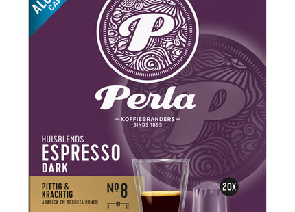 Perla Huisblends Espresso dunkle Kapseln