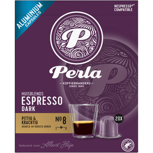 Perla Huisblends Espresso dunkle Kapseln