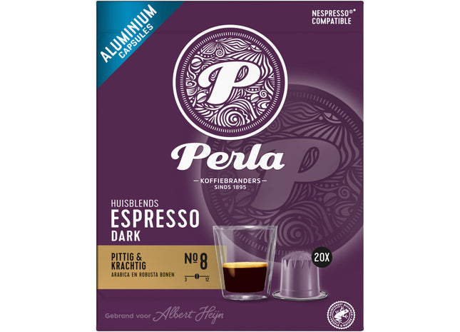 Perla Huisblends Espresso dark capsules