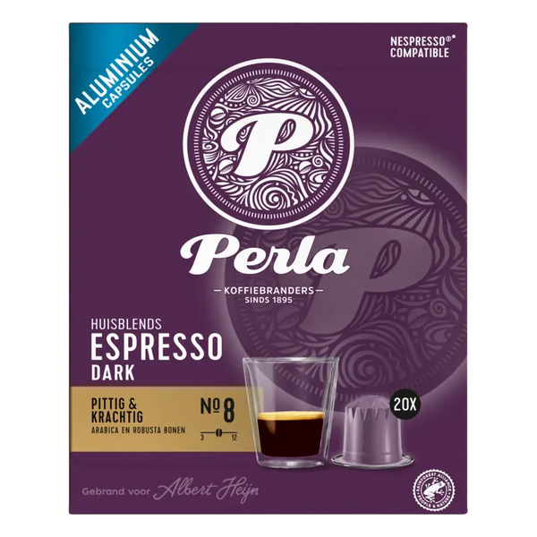 Perla Hausmischungen Espresso dunkle Kapseln