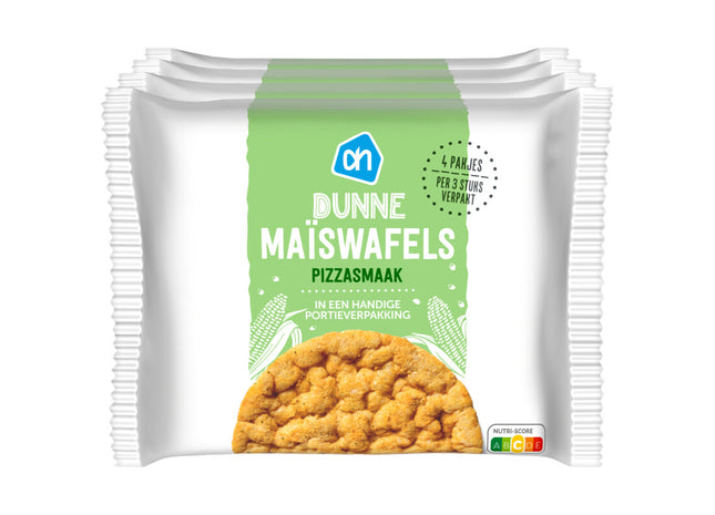 Dunne maïswafel pizzasmaak