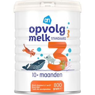 Opvolgmelk standaard 3 met melkvet