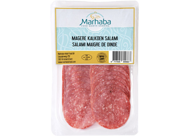 Marhaba Magere kalkoen salami