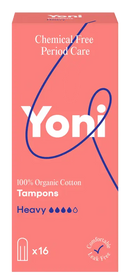 Yoni Tampons of organic cotton heavy