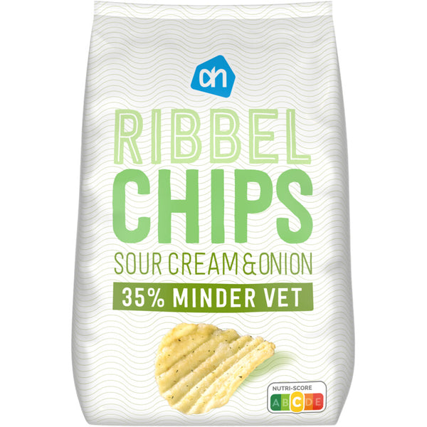 Ribbelchips sour cream & onion
