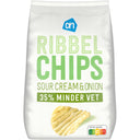 Ribbelchips sour cream & onion