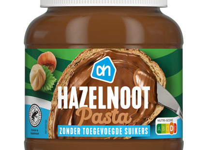 Hazelnootpasta zonder toegevoegde suiker