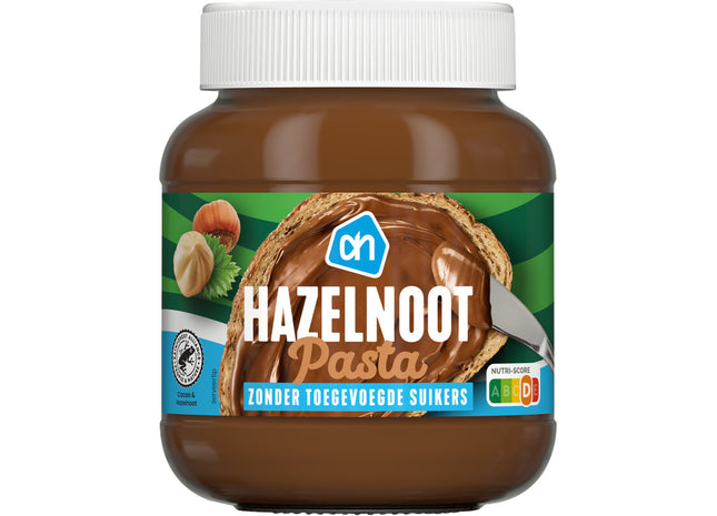Hazelnootpasta zonder toegevoegde suiker