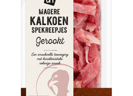 Magere spekreepjes kalkoen