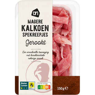Magere spekreepjes kalkoen