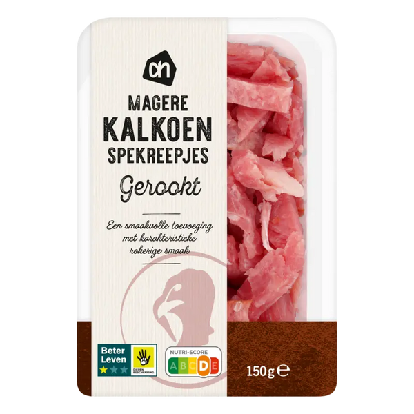 Magere spekreepjes kalkoen