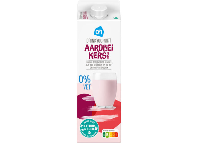 Drinkyoghurt aardbei kers