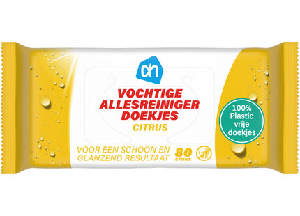Vochtige allesreiniger doekjes citrus