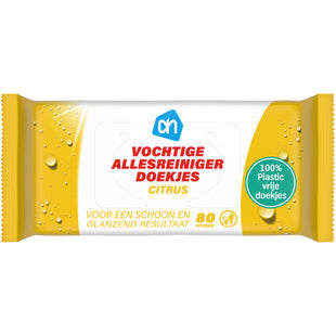 Vochtige allesreiniger doekjes citrus