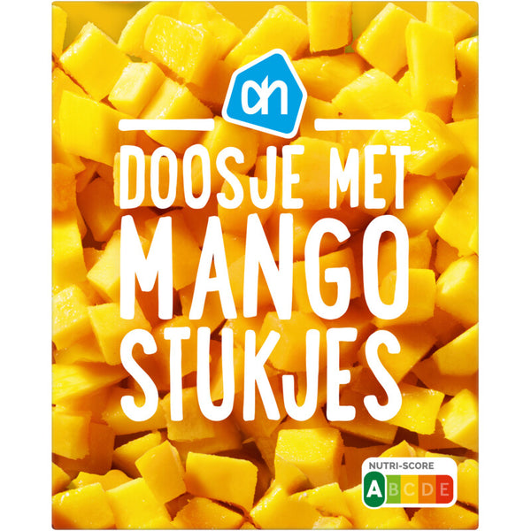 Schachtel mit Mangostücken