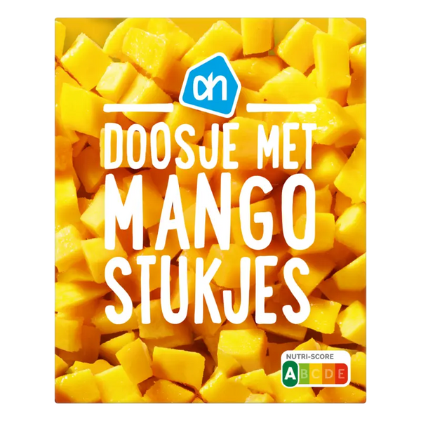 Schachtel mit Mangostücken