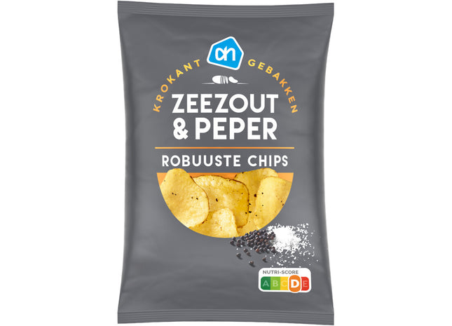 Robuuste chips zeezout & peper