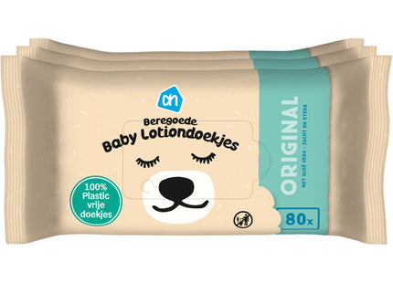 Beregoede baby lotiondoekjes 3-pack