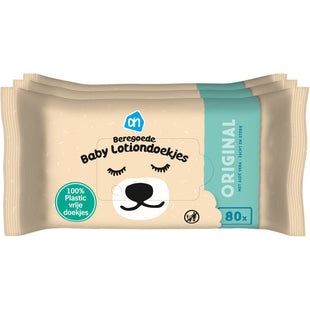 Beregoede baby lotiondoekjes 3-pack