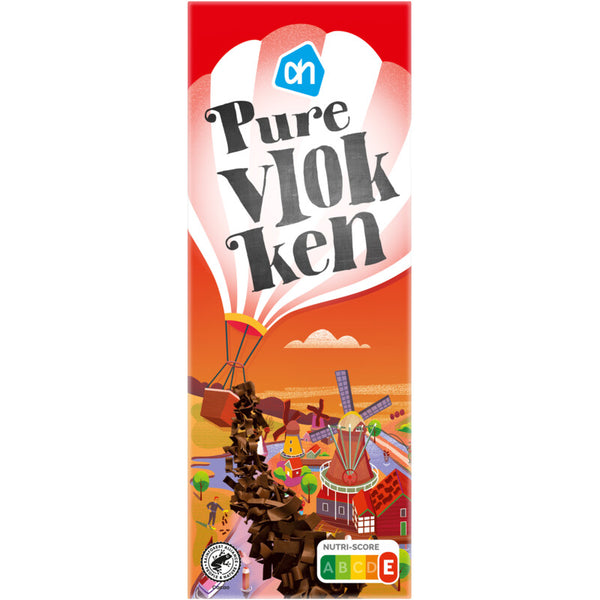 Pure chocolade vlokken