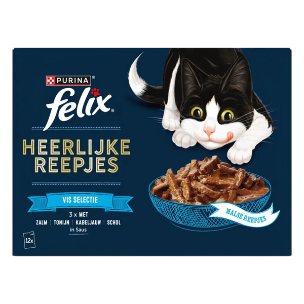 Felix Köstliche Fischstreifen Auswahl in Sauce
