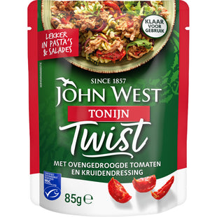 John West Twist tonijn ovengedroogde tomaat