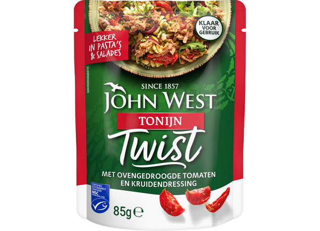 John West Twist tonijn ovengedroogde tomaat