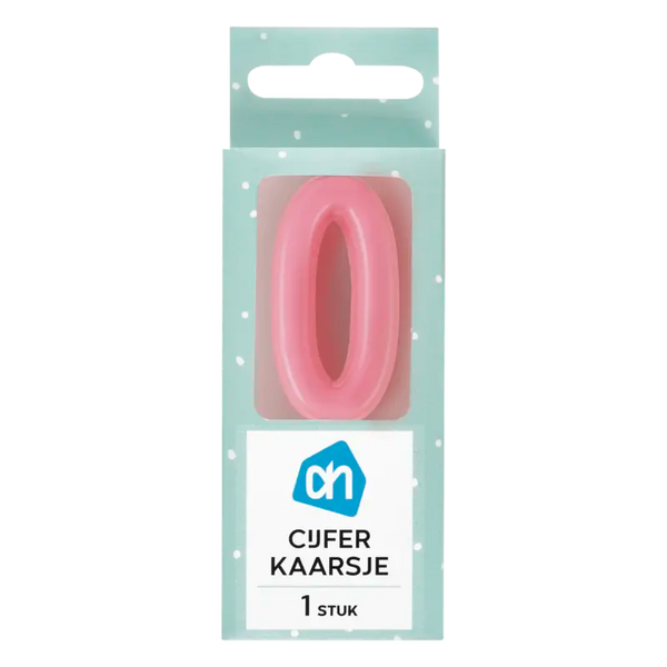Kerze Zahl 0 Farbe